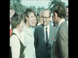 SYND 22/10/70 PRINCE CHARLES VISIT News Clip