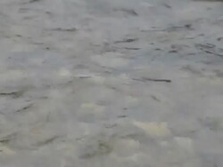 MS water flowing over rocks / Xam Neua, Laos Stock Footage