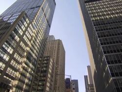 Skyscraper buildings, New York City, USA Stock Footage