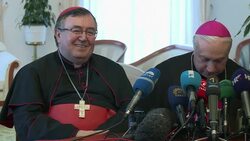 CLEAN : Archbishop of Sarajevo welcomes announecment of Popes visit News Clip