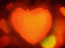 Hot beating hearts background Stock Footage
