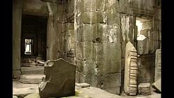 Crumbling temple at Angkor Wat News Clip