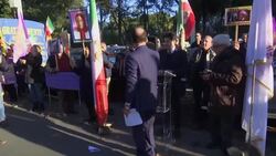 Rally in front of Iran embassy in Rome in support of protests Instructional Video
