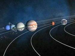 Complete solar system (Full HD) Stock Footage