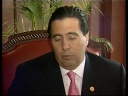 AP interview with president of Panama, comments on Panama canal News Clip