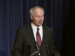 PART 6: NRA press conference following Newtown School Shooting Stock Footage