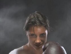 SLO MO HD 720p30: Sexy Boxer Stock Footage