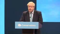 Boris Johnson delivers speech as Tory conference concludes News Clip