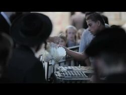 CLEAN: Ultra orthodox jews perform Kaparot ritual News Clip