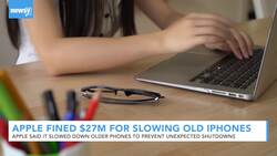 Apple Fined $27 Million For Slowing Down Old iPhones News Clip