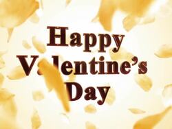 Happy Valentine's Day (Loopable) Stock Footage