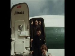 SYND 27-3-74 CHINESE TECHNICIANS ARRIVE Instructional Video