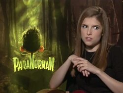 INTERVIEW: Anna Kendrik discussing her similaritie Stock Footage