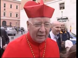 Cardinals and pilgrims leaving, clean-up begins News Clip