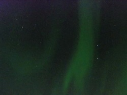 Aurora borealis, Northern Lights and starry sky, Karasjok, Norway, February 2008 Stock Footage