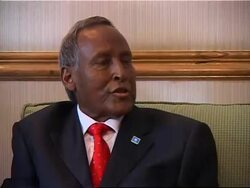 Somalian president says he is "healthy" during hospital stay News Clip