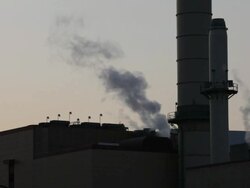 Smoking Chimney Stock Footage