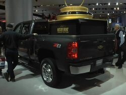 2011 Chevrolet Silverado HD award winner montage Stock Footage