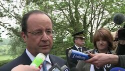 CLEAN : French president reacts arrest of suspected Belgium gunman News Clip