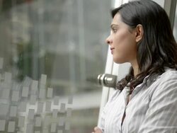 Attractive Asian businesswomen Stock Footage