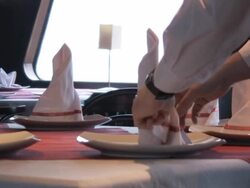 Setting the table Stock Footage