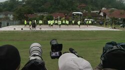 CLEAN : BrazilÃ‚Â’s World Cup squad show their skills in footvolley News Clip