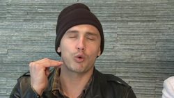 James Franco talks about adapting literature to film and working repeatedly with actor Scott Haze News Clip