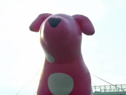 World's Largest Pajama Party Hosted by Pink and Ashlee Simpson sponsored by Victoria's Secret Stock Footage