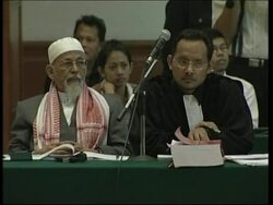 Witness links cleric to Jemaah Islamiyah, Bin Laden News Clip