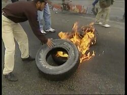 WEST BANK: ISRAELI-PALESTINIAN CLASHES CONTINUE News Clip