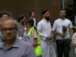 People Pay Respects for Victims Held at Lindt Cafe in Sydney Seige News Clip