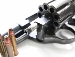 Revolvers with Ammunition Stock Footage