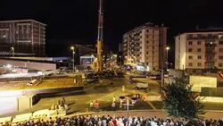 Urban Construction site timelapse Stock Footage