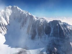 High mountain. 3D animation Stock Footage