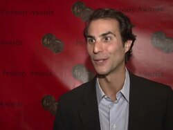 66th Annual Peabody Awards press room Stock Footage