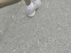 Runner's Legs Stock Footage