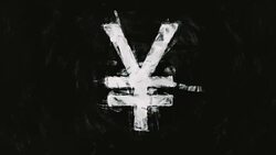 Art Japanese Yen Symbol Stock Footage