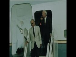 SYND 15 9 74SENATOR WILLIAM FULBRIGHT RETRUNS FROM CHINA News Clip
