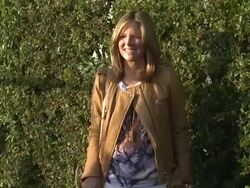 Maria Bell at The Museum Of Contemporary Art, Los Stock Footage