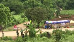 Ambulance seen leaving site near Thai cave rescue News Clip