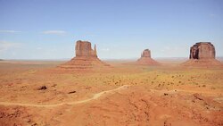 Monument Valley timelapse Stock Footage