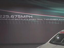 2009 Jaguar XFR prototype car montage Stock Footage