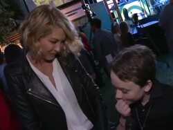INTERVIEW - Jenna Elfman, Benjamin Stockham on being a part of the event at City Year Los Angeles "Spring Break" Fundraiser Stock Footage