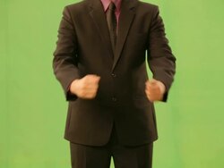 Businessman doing various gestures  Stock Footage