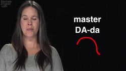 Syllable Stress Study: 2-Syllable Words da-DA - American English Instructional Video