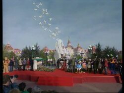 FRANCE: 5TH ANNIVERSARY CELEBRATIONS OF DISNEYLAND PARIS News Clip