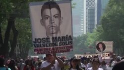 March for Mexico's disappeared on Mother's Day News Clip