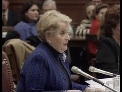 USA: ALBRIGHT WARNING ON NORTH KOREA THREAT Instructional Video