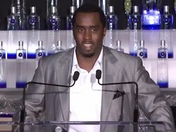 Sean 'Diddy' Combs Announces New Business Venture With Ciroc Vidka Stock Footage