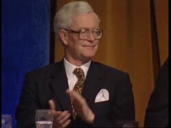 UK: FORMER US PRESIDENT GEORGE BUSH SPEAKS AT CONFERENCE News Clip